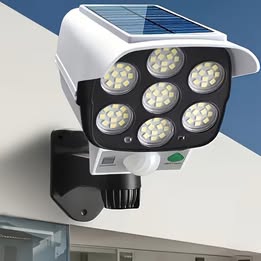 Reflector solar LED con sensor de movimiento