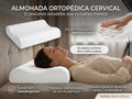 Almohada ortopédica cervical de memory foam